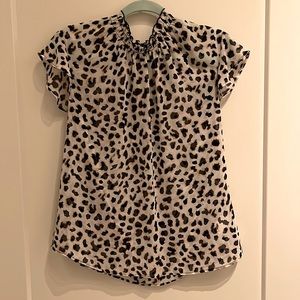 Express Cheetah Print Blouse
